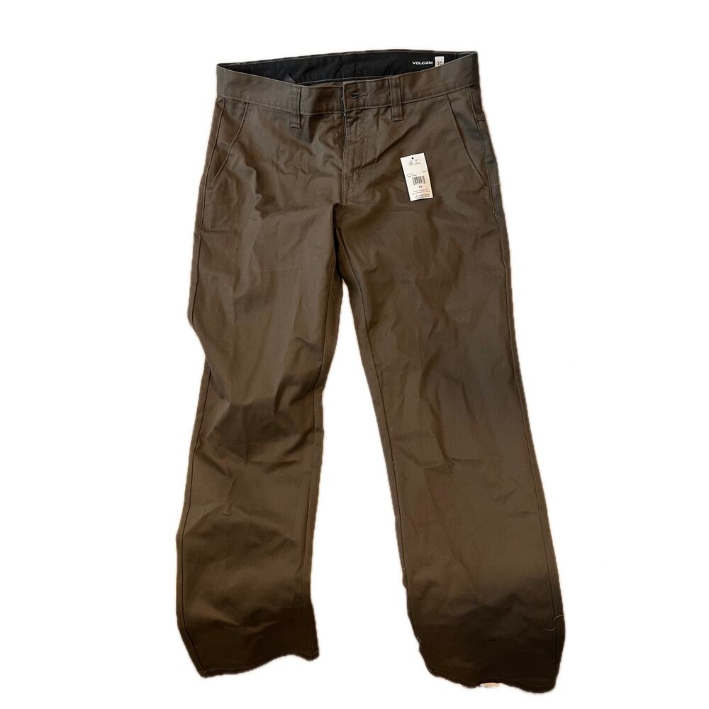 Volcom Gray Beige Chino Pants Mens 30x29